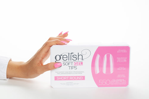 Gelish Capsules de gel souple transparent Courtes et rondes 550 capsules 1168103