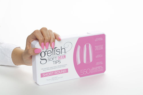Gelish Capsules de gel souple transparent Courtes et rondes 550 capsules 1168103