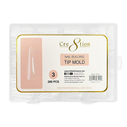 Cre8tion Moule à Capsules pour Ongles 288 pièces 03 15545