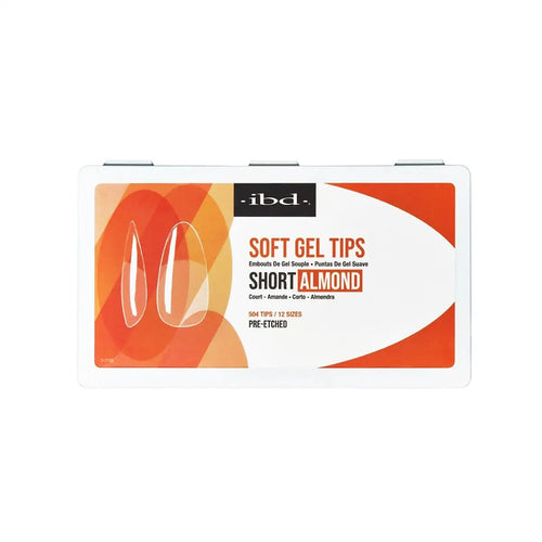 IBD Soft Gel Tips 504 capsules 12 tailles - Amande courte 36203
