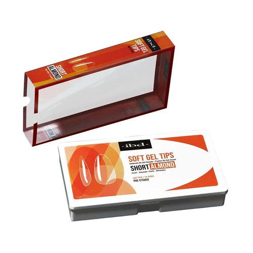 IBD Soft Gel Tips 504 capsules 12 tailles - Amande courte 36203