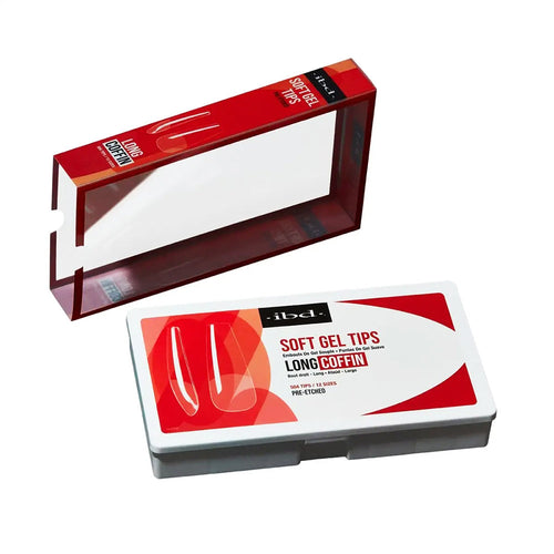IBD Soft Gel Tips 504 tips 12 tailles – Cercueil long 36209