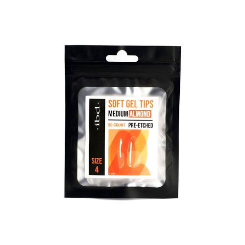 IBD Embouts en gel souple 50 unités Amande moyenne Taille 4 37515