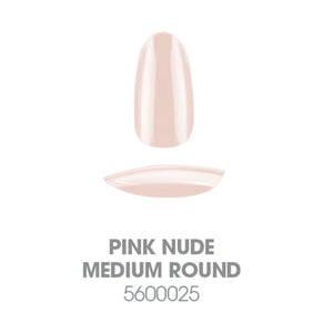 Entity Soft Gel Tips Medium Round 360CT Pink 5600025