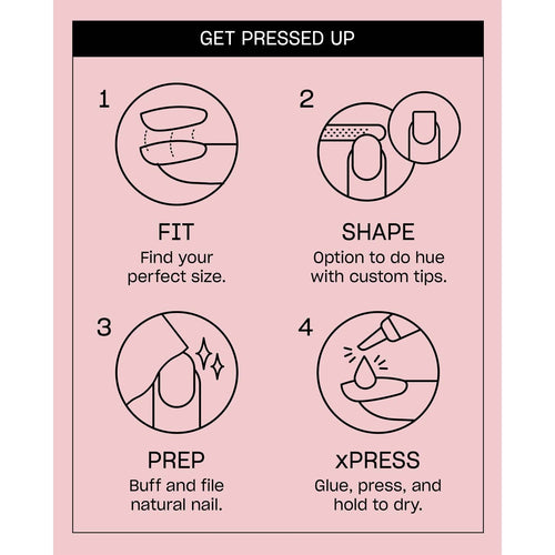 OPI xPRESS/ON Ongles à presser Sitting Quartz-side AN067S