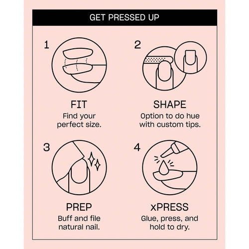 OPI xPRESS/ON Ongles à presser Tips Linen the Dream AN068S