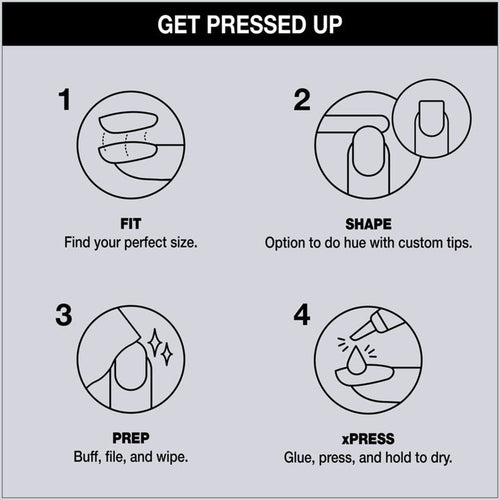 OPI xPRESS/ON Press On Nails Tips Effects IYKYK AN002L