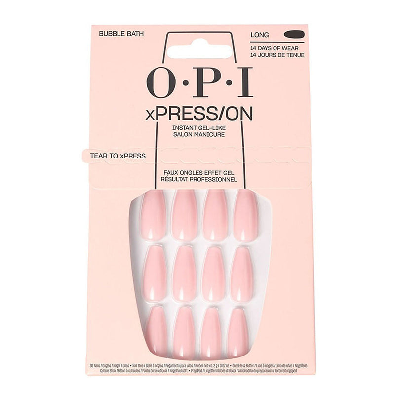 OPI xPRESS/ON Press On Nails Tips - Bubble Bath L ANS86L