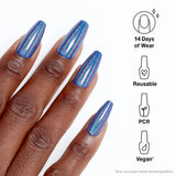 OPI xPRESS/ON Ongles à presser Effet pointes - Blue-Gie AN006L