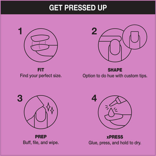 OPI xPRESS/ON Press On Nails Tips - I Lilac I Love It AN010S
