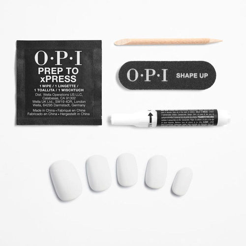 OPI xPRESS/ON Ongles à presser - Alpine Snow S ANL00S