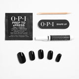 OPI xPRESS/ON Ongles à presser - Noir Onyx ANT02S