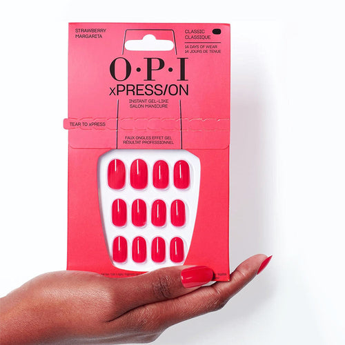 OPI xPRESS/ON Ongles à presser - Fraise Margarita S