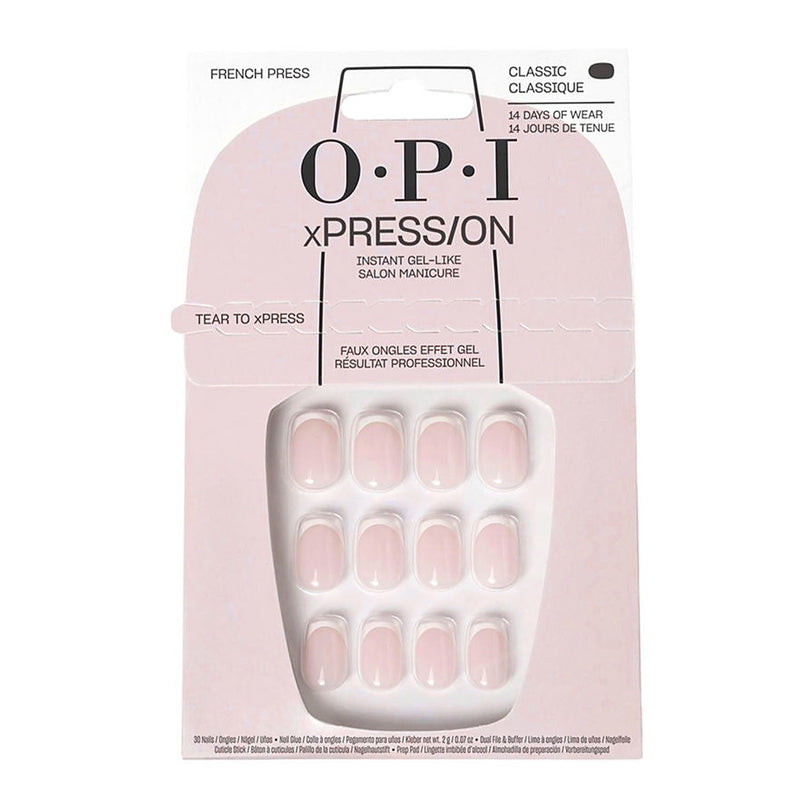 OPI xPRESS/ON Ongles à presser – French Press AN025S