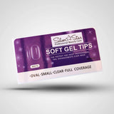 Silver Star Gel Tips 550PC Oval Clear Full Coverage S W075