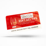 Silver Star GelTips 550PCCoffinClearFullCoverage Matt M W028