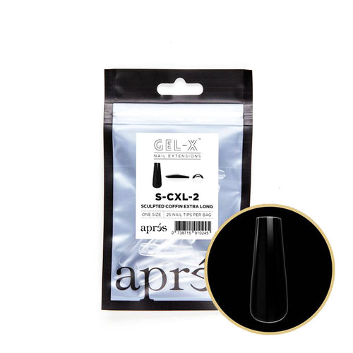 Apres Gel-X Tips Sculpted Coffin Extra Long 25 p. SCXL2/10269