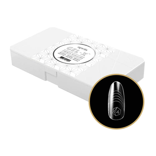 Apres Gel-X™ Embouts French Manucure Ronds Naturels Moyens 11105