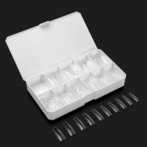 Apres Gel-X™ French Manucure Embouts Sculpted Coffin Long 11112