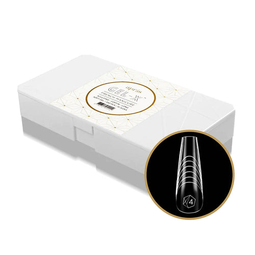 Apres Gel-X™ French Manucure Embouts Sculpted Coffin Long 11112