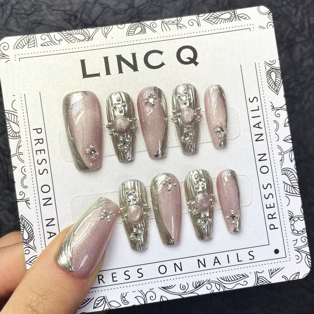 Linc Q Press on Nails Tips #1208 Court 01208