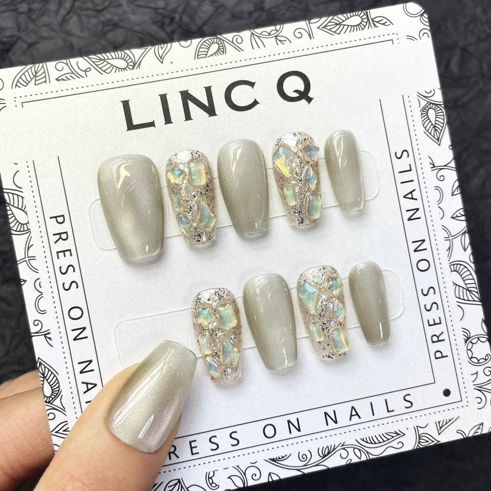 Faux Ongles Linc Q Press on Nails Tips #1338 Courts 01338