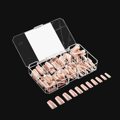 Apres Gel-X Maisie Neutrals Carré Naturel Moyen 150 pièces 40091