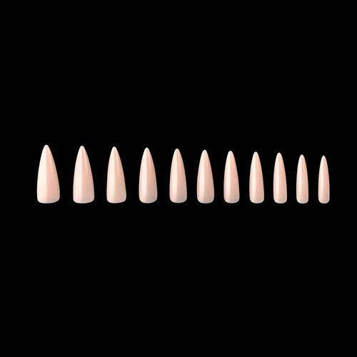 Apres Gel-X Maisie Neutrals Natural Stiletto Long150PC 40096