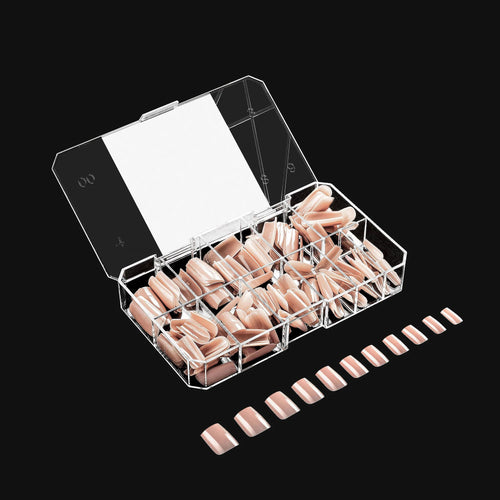 Apres Gel-X Maisie Neutrals Natural Square Short 150PC 40097