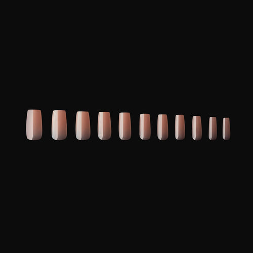 Apres Neutrals Gel-X Imani Natural Carré Moyen 40119
