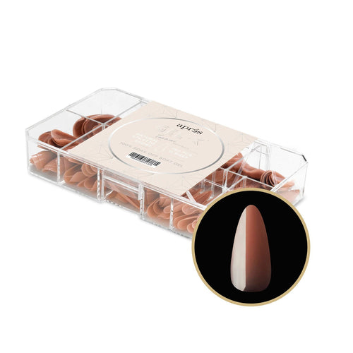 Apres Neutrals Gel-X Imani Natural Stiletto Court 40120