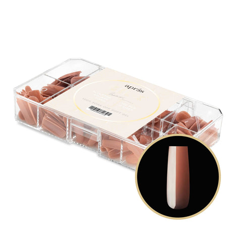 Apres Neutrals Gel-X Imani Carré Sculpté Long 40123