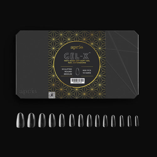 Apres Gel-X Tips Sculpted Round Medium 600 pièces 40163