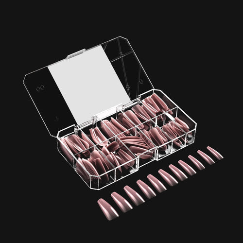 Apres Gel-X Mia Neutrals Sculpted Coffin Long 150PC 40180