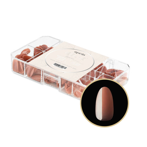 Apres Neutrals Gel-X Imani Natural Round Short 40185