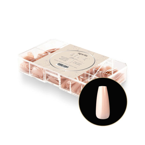 Apres Gel-X Maisie Neutrals Cercueil Naturel Moyen 150 pièces 40194