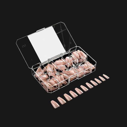 Apres Gel-X Maisie Neutrals Cercueil Naturel Moyen 150 pièces 40194