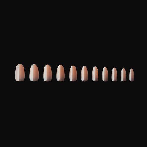Apres Neutrals Gel-X Emma Rond Naturel Moyen 40206