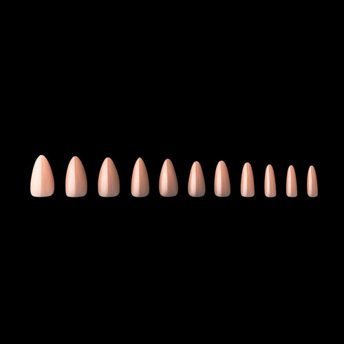 Apres Gel-X Lila Neutres Stiletto Naturel Court 150PC 40209