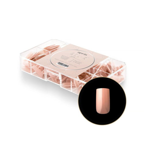 Apres Gel-X Lila Neutrals Natural Square Court 150PC 40211