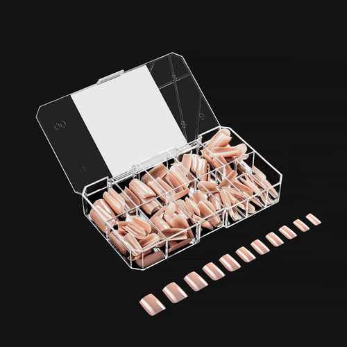Apres Gel-X Lila Neutrals Natural Square Court 150PC 40211