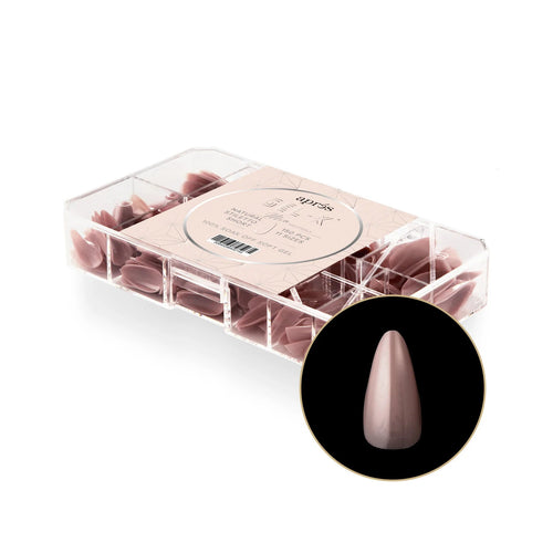 Apres Gel-X Mia Neutrals Stiletto Naturel Court 150 Pièces 40214