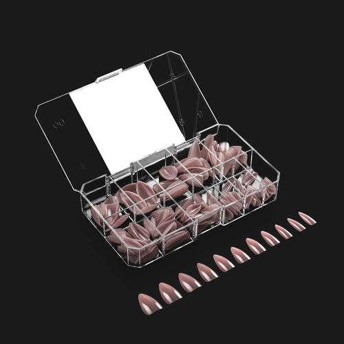Apres Gel-X Mia Neutrals Stiletto Naturel Court 150 Pièces 40214