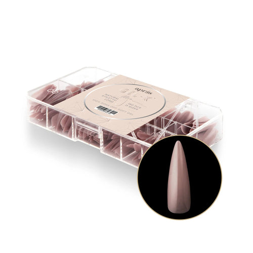 Apres Gel-X Mia Neutrals Stiletto Naturel Long 150PC 40216