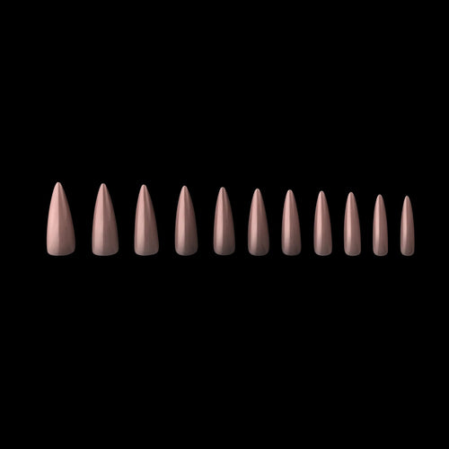 Apres Gel-X Mia Neutrals Stiletto Naturel Long 150PC 40216