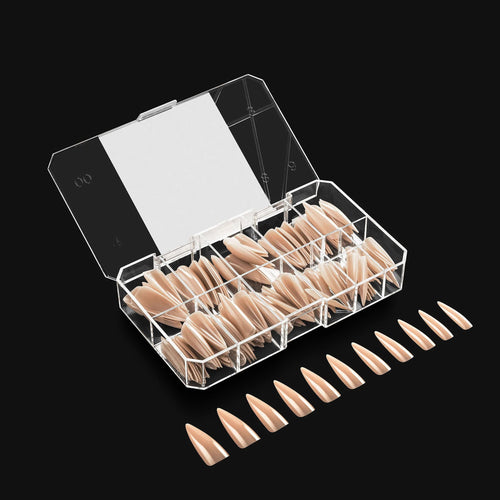 Apres Gel-X Alex Neutres Naturel Stiletto Long 150PC 40223