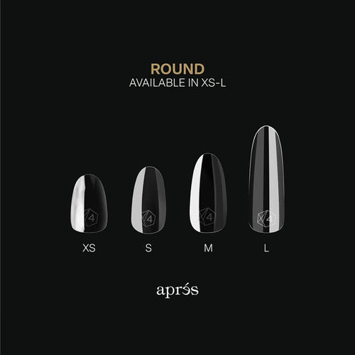 Apres Gel-X Embouts Individuels Sculpted Rond Court 50PC SRS00