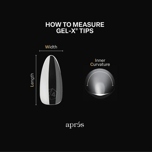 Apres Gel-X Individual Tips Sculpted Coffin Long 50PK SCL6.5