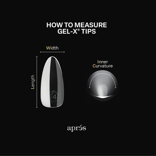 Apres Gel-X Tips Sculpted Round Medium 50PK SRM6.5 40702