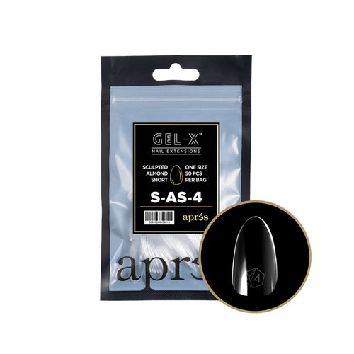 Apres Gel-X Tips Sculpted Almond Short Refill SAS4 40901